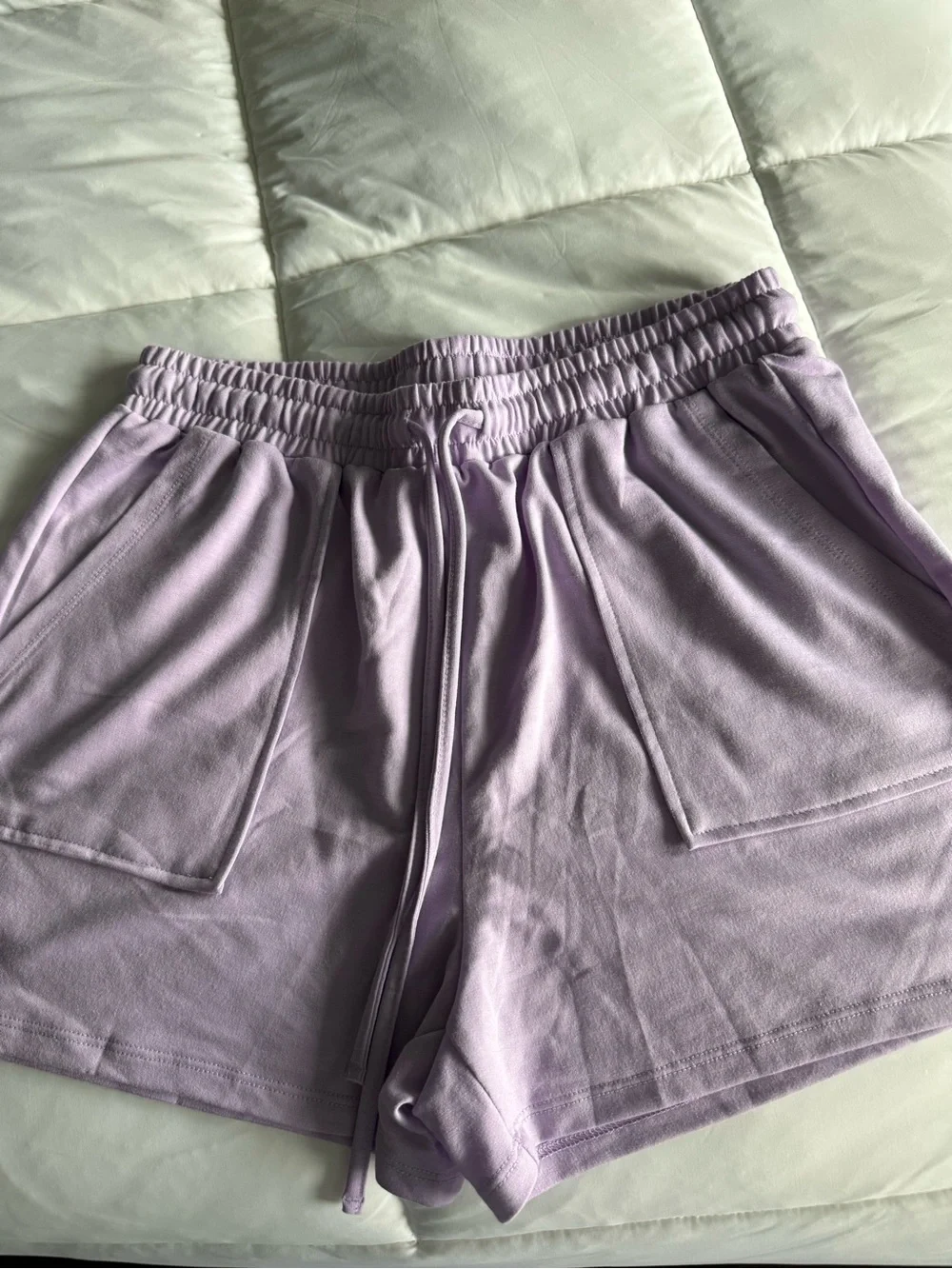 Lavender Henley Pajama Set - Soft Short & Top